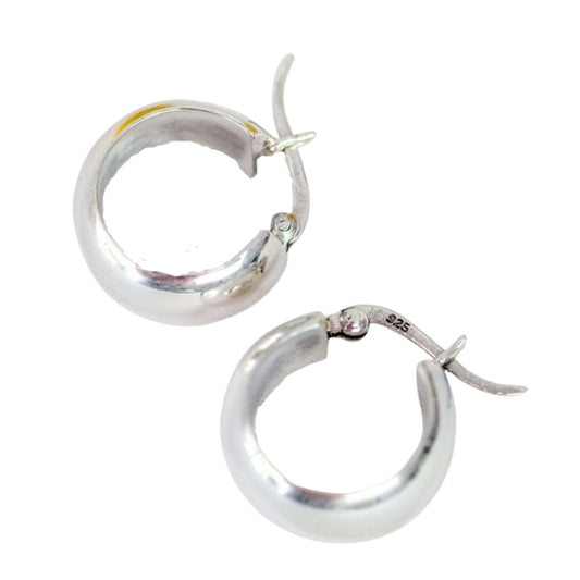 So Fat Silver Hoops