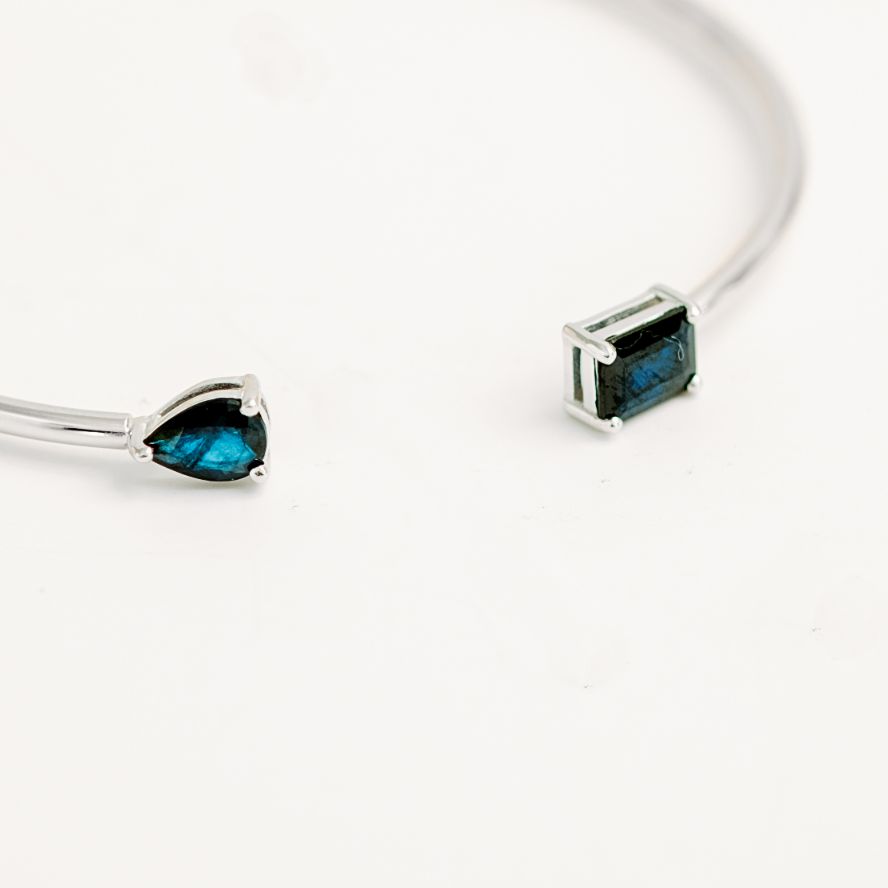 Birthstone Twin Cuff Sapphire