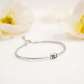 Birthstone Bangle Amethyst