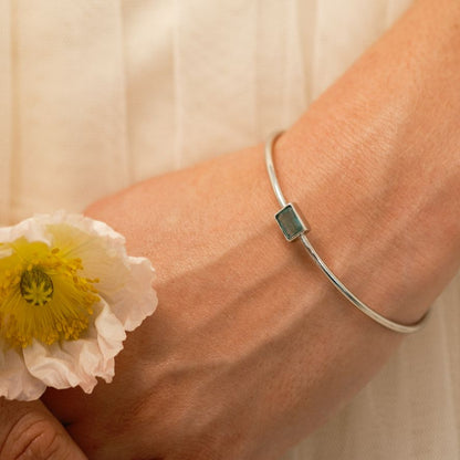 Birthstone Bangle Emerald