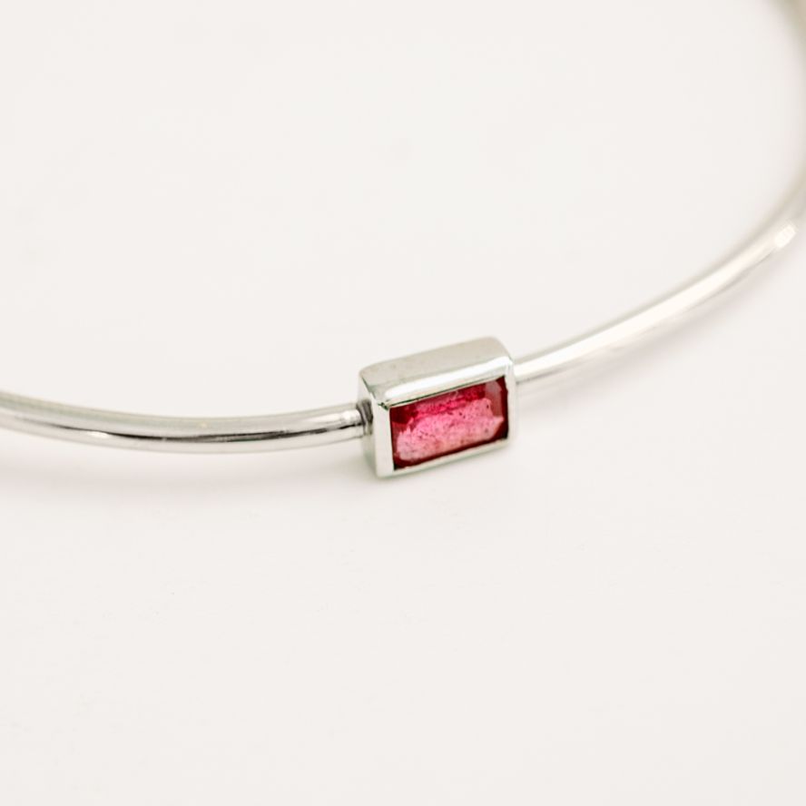 Birthstone Bangle Ruby