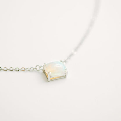 Birthstone Opal Necklace