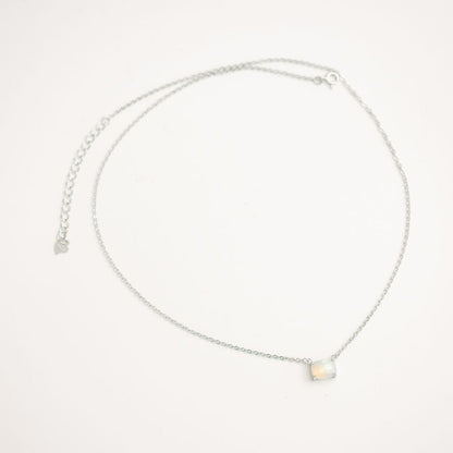 Birthstone Opal Necklace