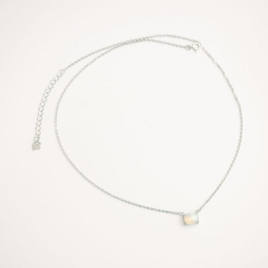 Birthstone Opal Necklace