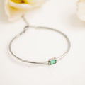 Birthstone Bangle Emerald