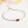Birthstone Bangle Garnet
