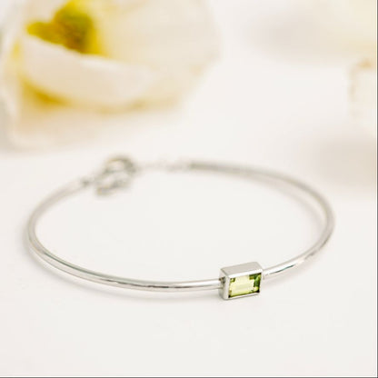 Birthstone Bangle Peridot