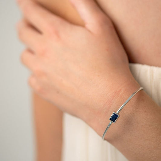 Birthstone Bangle Sapphire