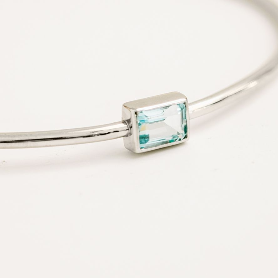 Birthstone Bangle Topaz