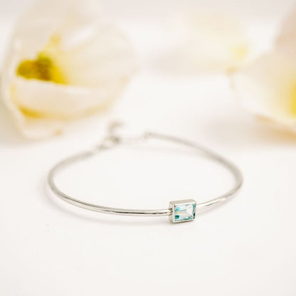 Birthstone Bangle Topaz