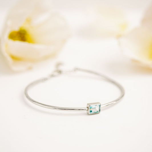 Birthstone Bangle Topaz