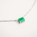 Birthstone Emerald Necklace