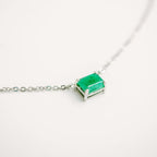 Birthstone Emerald Necklace
