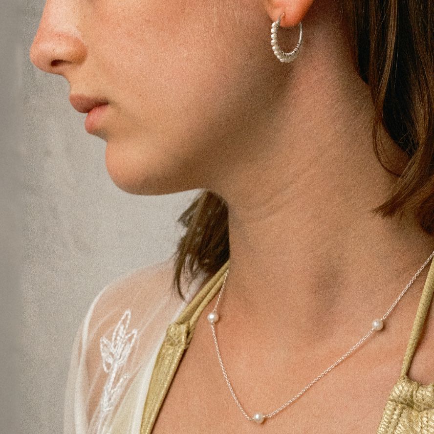 Pearl Wrap Earring