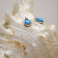 Opalite and Cubic Zirconia Earring