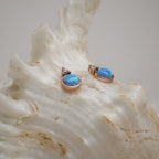 Opalite and Cubic Zirconia Earring