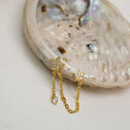 Double BLING Star Earring