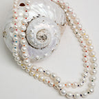 Double Strand Rainbow Pearls