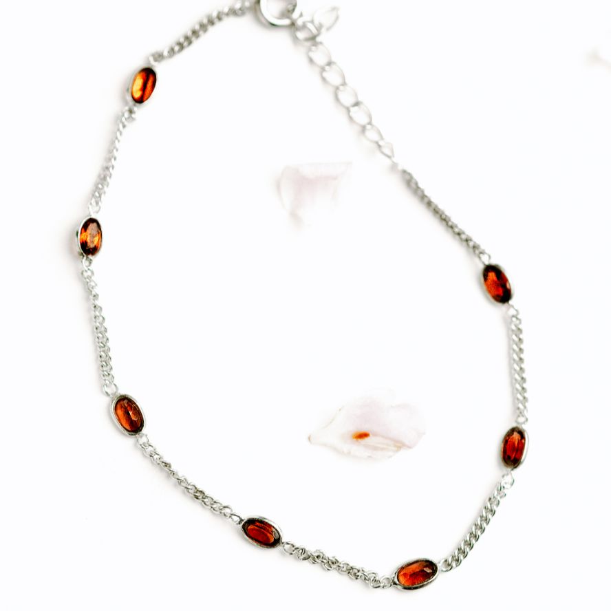 Birthstone Garnet BLING Bracelet