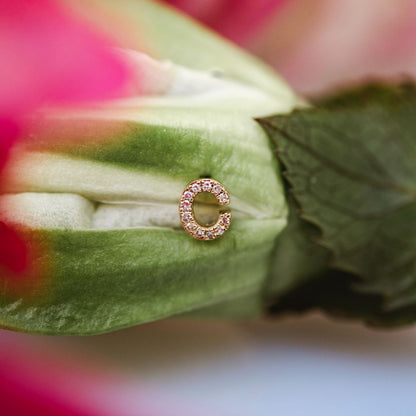 Initial Stud Earring