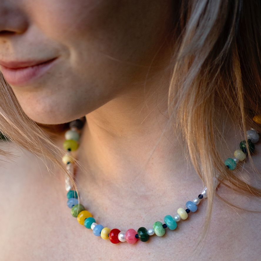 Multi-colour Bead Necklace