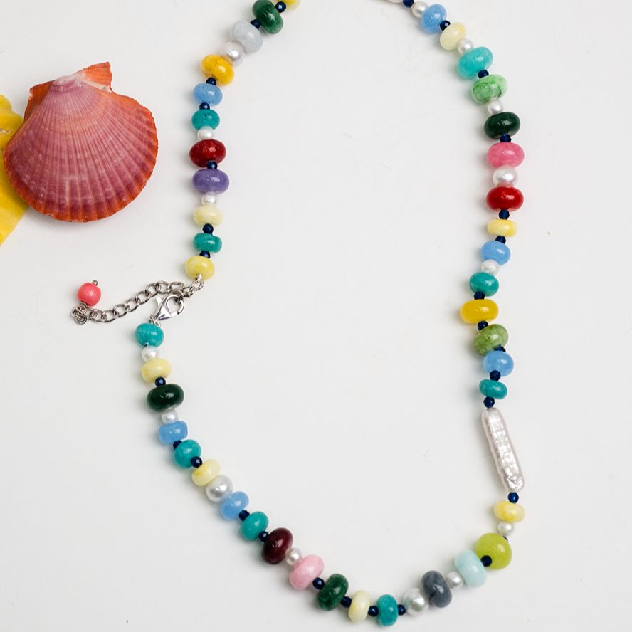 Multi-colour Bead Necklace