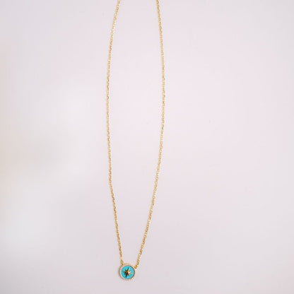 My Compass Necklace - Turquoise