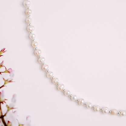 Pearl and Silver Necklace