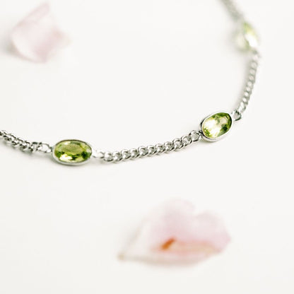 Birthstone Peridot BLING Bracelet