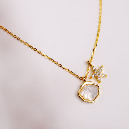 Shell and Star Necklace