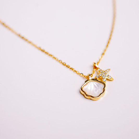 Shell and Star Necklace