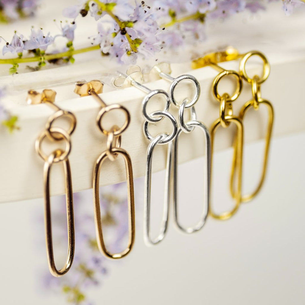 Silver Dangle Earrings