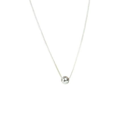 Silver Ball Slider necklace