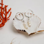 Huggie with Pearl Dangle