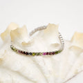 Multicolour Tourmaline Tennis Bracelet